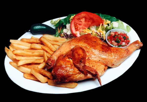 38. Pollo Asado #1 - With Fries and Salad