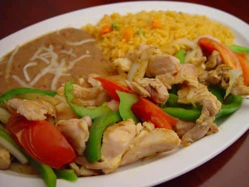 56. Chicken Fajitas