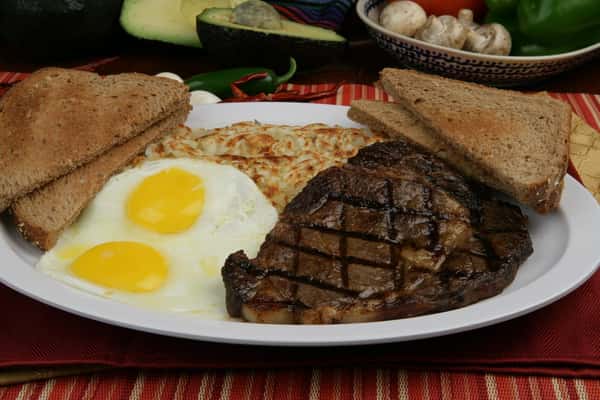 2. Steak and Eggs
