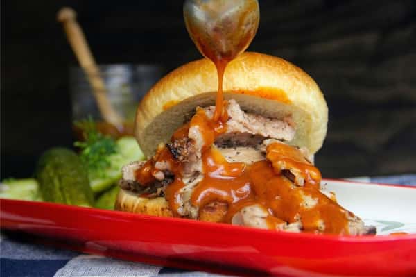 Smoked Pulled Pork Sandwich