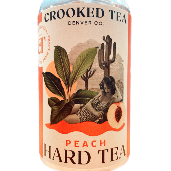 Crooked Stave "Crooked Tea" Peach Infused Sparkling Hard Tea