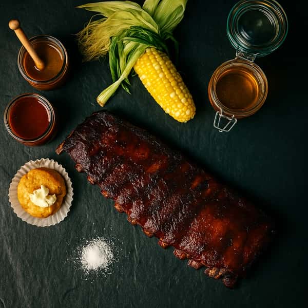 1/2 Tray Smoked Ribs