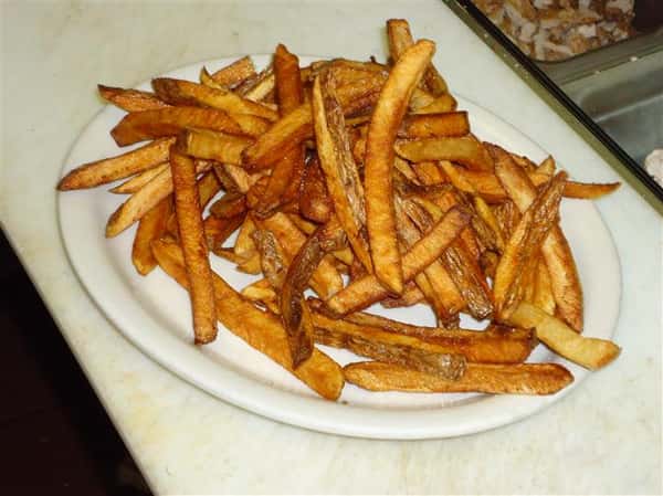 French fries on a platter