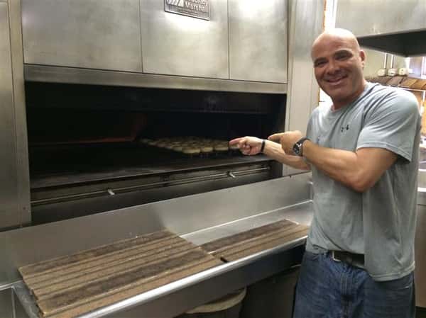 Chef baking