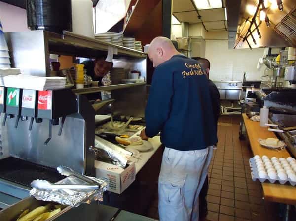 Chef preparing food
