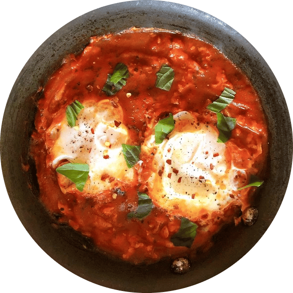 Shakshuka w/ 2 pita