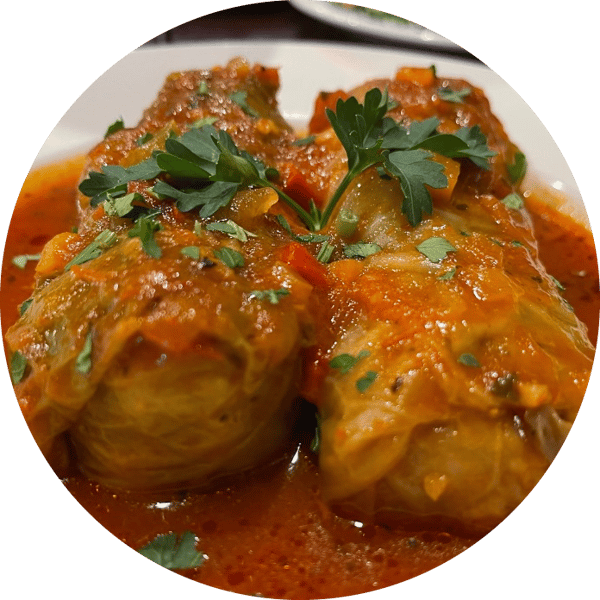 Meat and Basmati Stuffed Cabbage - 1/2 Tray