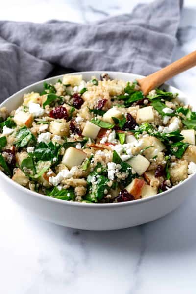 Apple Cranberry Quinoa Salad