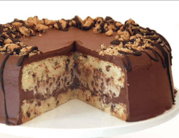 Cookie Dough Drizzle Cake