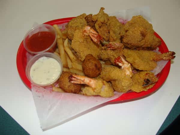6 JUMBO SHRIMP AND 6 OYSTERS