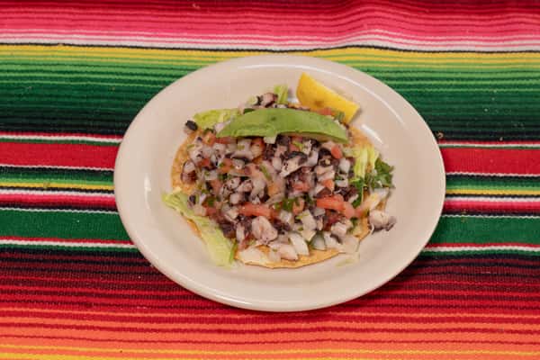 Tostada De Pulpo | Octopus Tostada