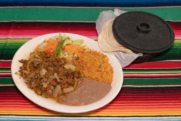 Bistec a La Mexicana