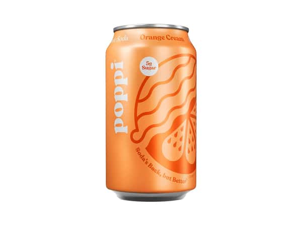 Poppi Orange Cream - 12oz Can