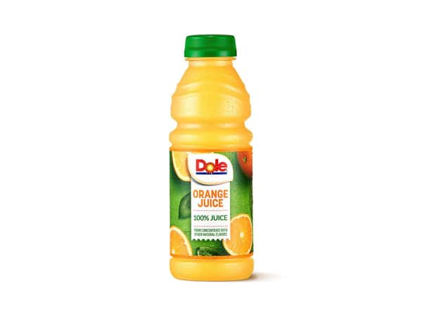 Dole 100% Orange Juice - 15.2oz Bottle