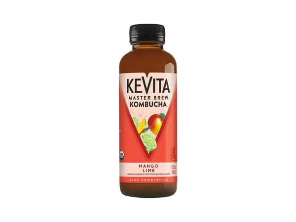 KeVita Master Brew Kombucha Mango Lime - 15.2oz Bottle