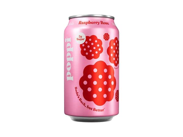 Poppi Raspberry Rose - 12oz Can