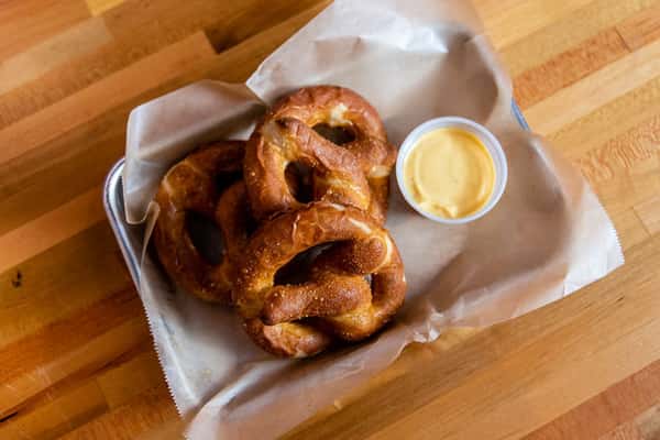 Three Pretzel Rolls