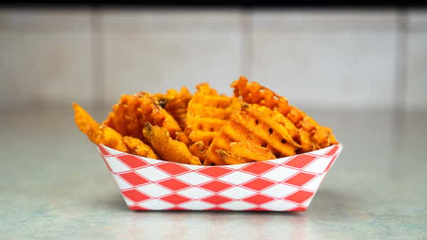 1/2 Fry 1/2 Sweet Potato Fry