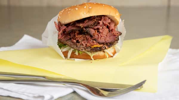 Double Pastrami Cheese Burger