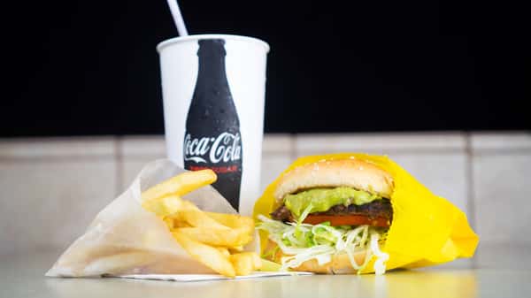 Double Guacamole Burger Combo