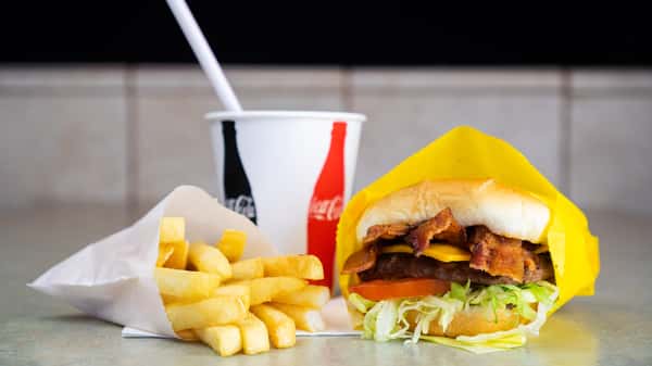 Jr. Bacon Cheeseburger Combo