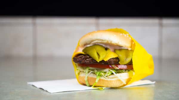 Green Chile Cheese Burger
