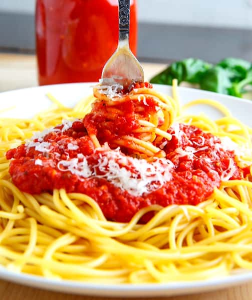 Kids: Spaghetti w/ Marinara Sauce