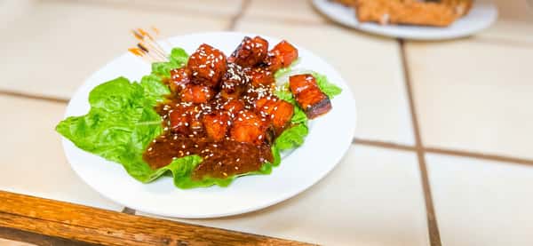 Sesame Coral Bacon Bites