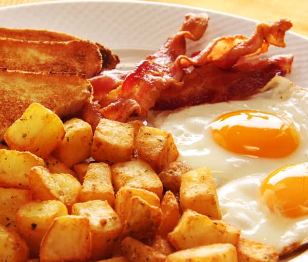 Eggs and bacon