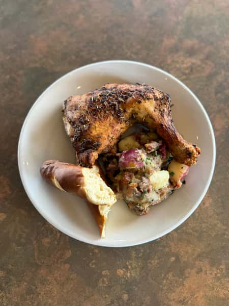 Wiesnhendl (roast chicken)