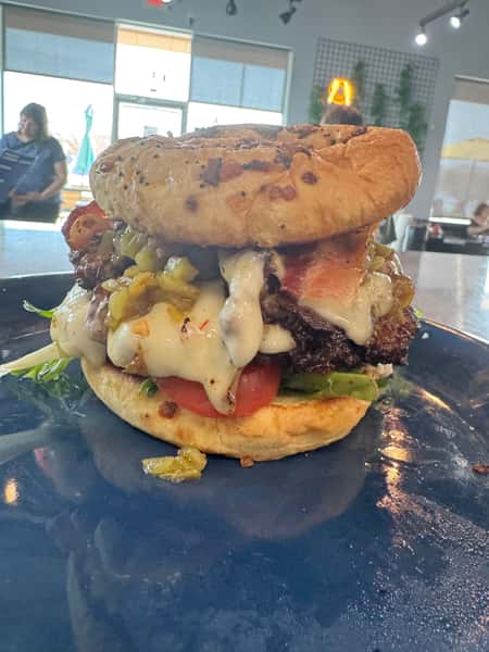 Green Chili Pepperjack Burger