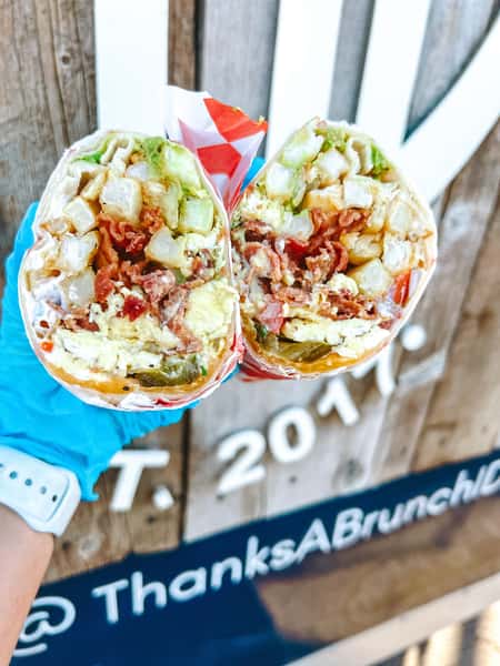 Beachin Breakfast Burrito