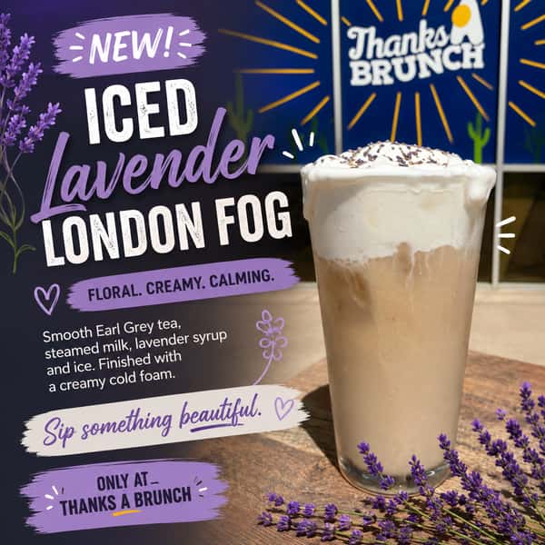 Iced Lavender London Fog
