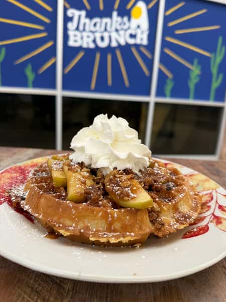 Apple Cobbler Waffle