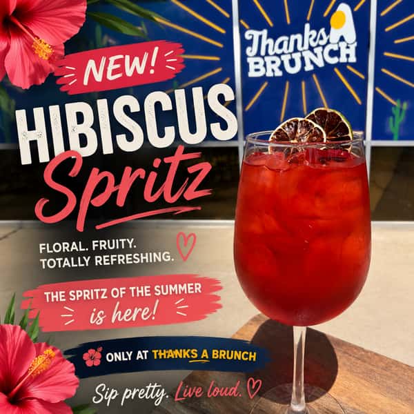 Hibiscus Spiked Spritz