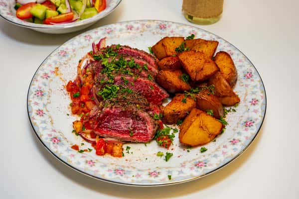 steak & potatoes