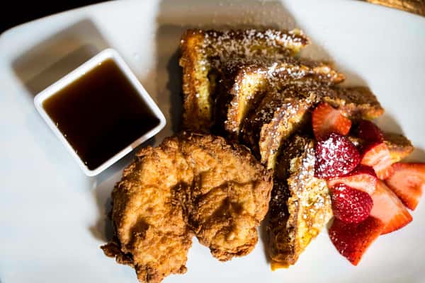 chicken and waffles