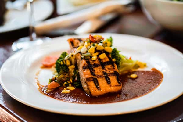 salmon entree
