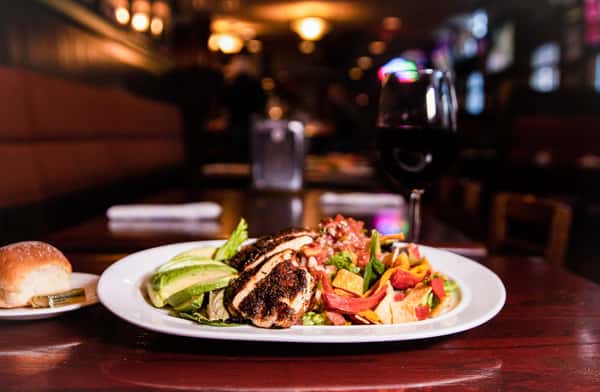 Blackened chicken salad