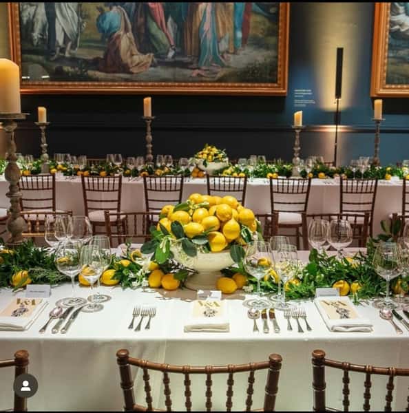 Lemon Center Piece