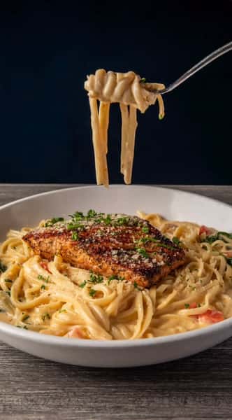 Salmon Alfredo