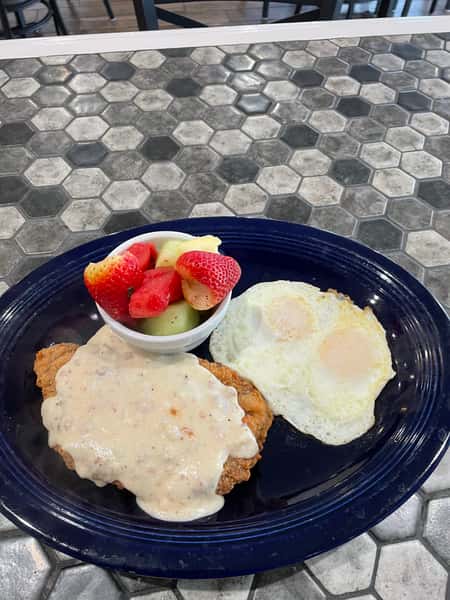 Country Fried Steak & Eggs