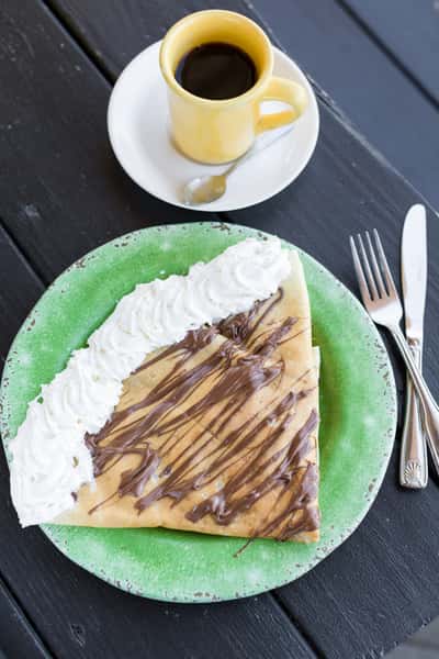 crepe with chocolate