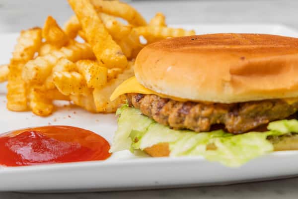 Cheeseburger With Fries