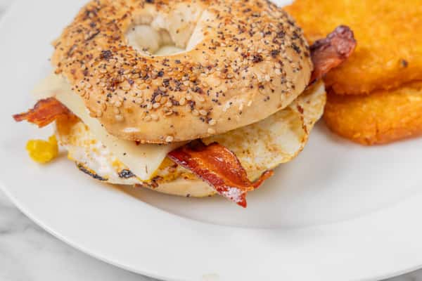Bagel Bacon Sandwich