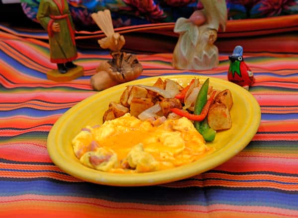 Kid’s Cheesy Eggs and Ham