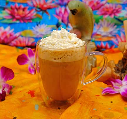 White Chocolate Hazelnut Latte