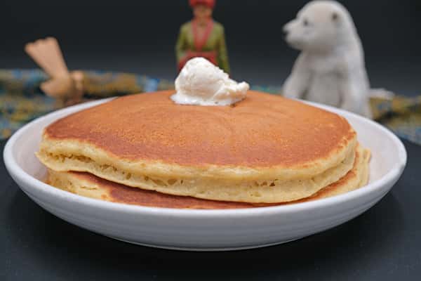 Santa Fe Blueberry Cornmeal Pancakes