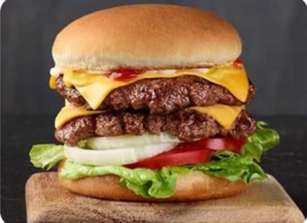 Classic 1 pound Angus Double Cheeseburger