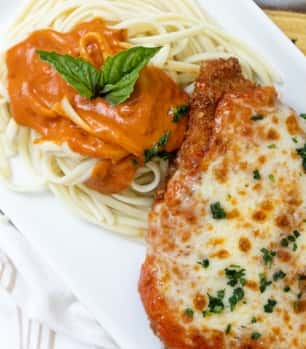" Chicken AlaVodka Parmigiana Dinner